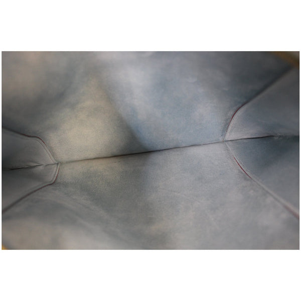 CELINE Knotted Leather Clutch Powder Blue-US