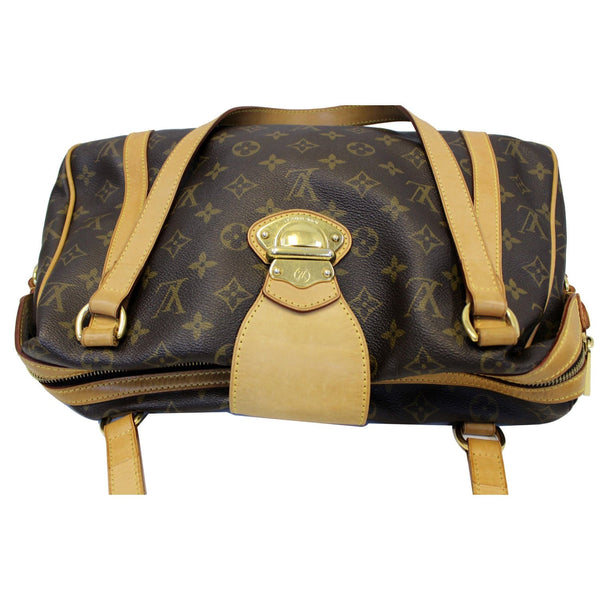 LOUIS VUITTON Stresa PM Monogram Canvas Shoulder Bag Brown
