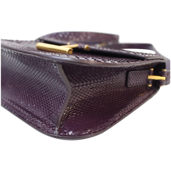TOM FORD Tara T-Clasp Python Shoulder Bag Purple - Last Call