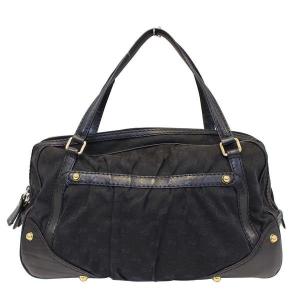 Gucci Monogram Jockey Boston Bag - used bag front