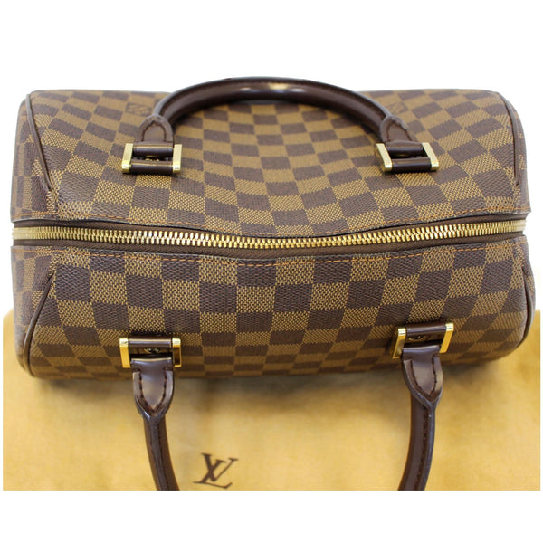 LOUIS VUITTON Ribera MM Damier Ebene Satchel Bag Brown-US