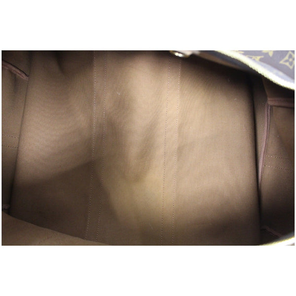 LOUIS VUITTON Keepall 55 Bandouliere Monogram Canvas Travel Bag Brown