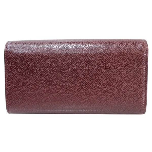 Chanel Timeless CC Large Gusset Flap Caviar Wallet Pouch