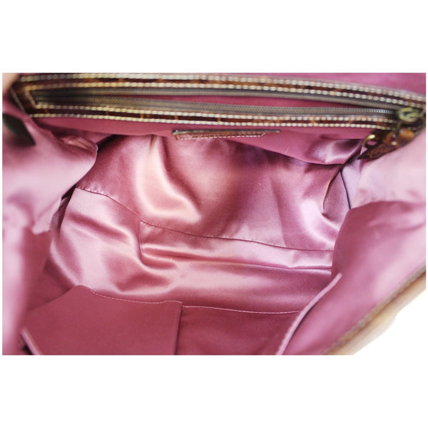 Coach Legacy Ali Alligator Leather Bag Limited Edition interior