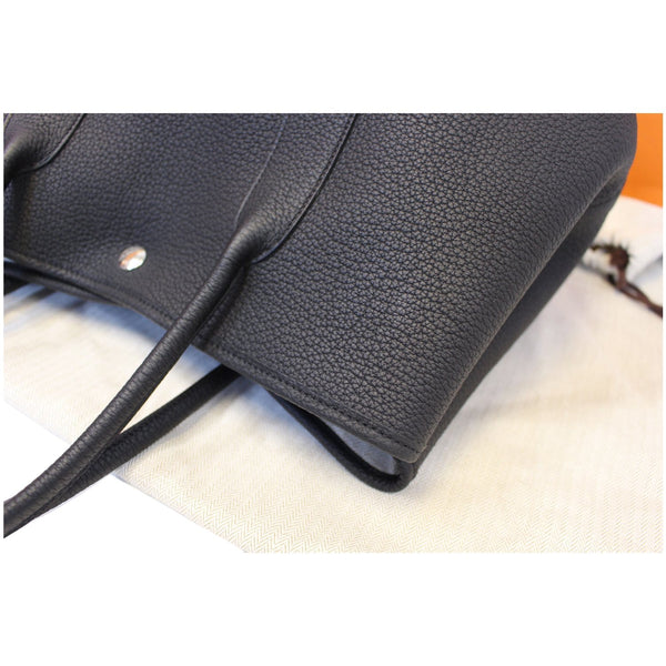 HERMES Garden Party 30 Black Leather Tote Bag-US