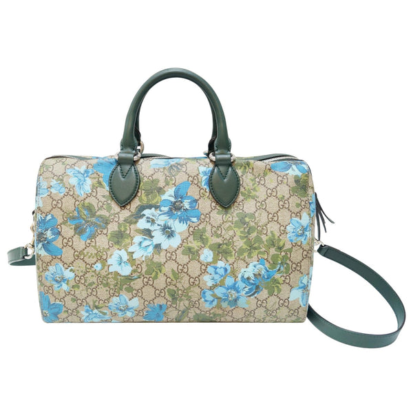 GUCCI Linea A Butterfly Embroidered Boston Shoulder Bag-US