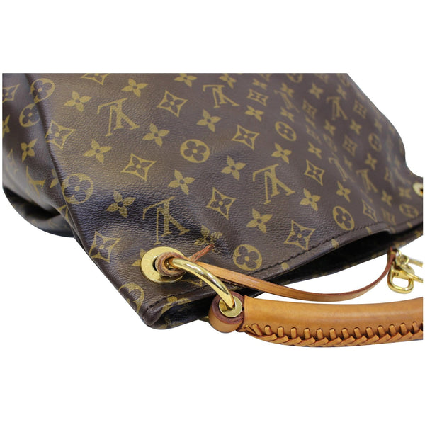 LOUIS VUITTON Artsy MM Monogram Canvas Shoulder Bag Brown