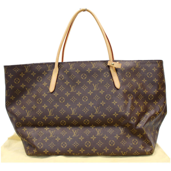 LOUIS VUITTON Raspail GM Monogram Canvas Shoulder Bag Brown