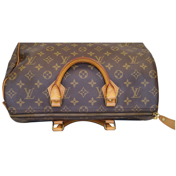 Louis Vuitton Speedy 35 Monogram Canvas Bag with zip
