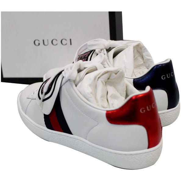 GUCCI Ace Loved Low Top Sneakers White 505329 US 5.5