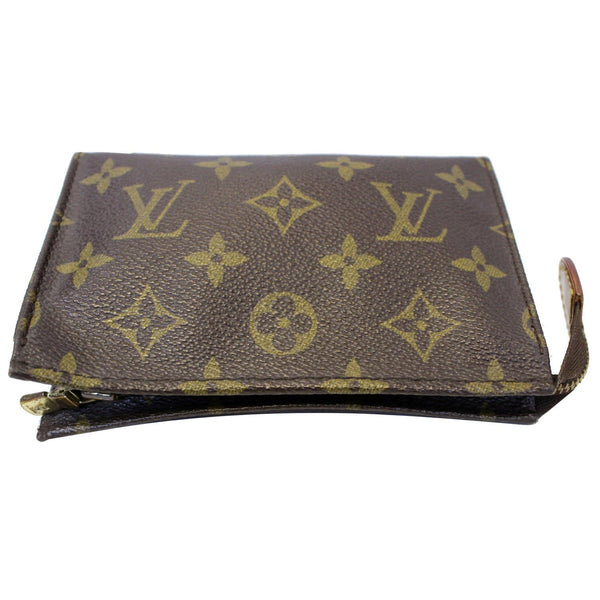 LOUIS VUITTON Toiletry 15 Monogram Canvas Cosmetics Pouch Brown
