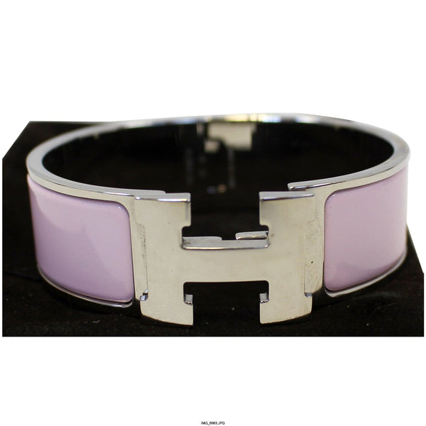 Hermes CLIC Clac H Bracelet - front view
