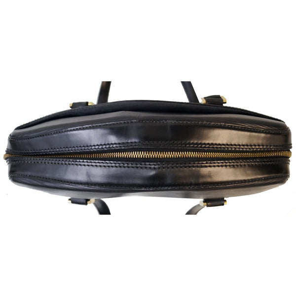 LOUIS VUITTON Voltaire Black Epi Leather Shoulder Bag Black