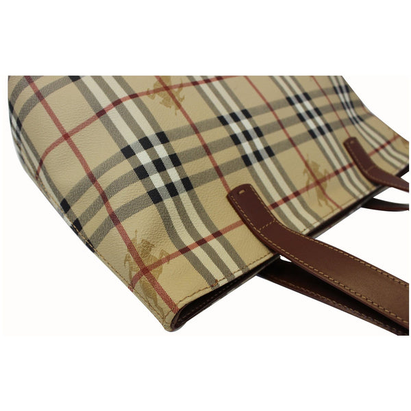 BURBERRY Haymarket Check Canvas Tote Bag Multicolor-US