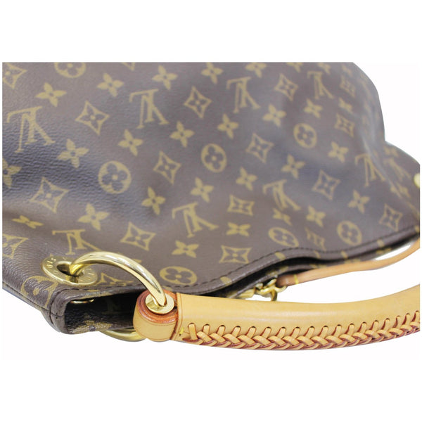 LOUIS VUITTON Artsy MM Monogram Canvas Shoulder Bag Brown