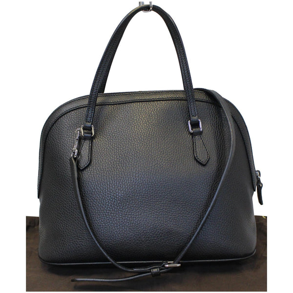 GUCCI Dome Leather Crossbody Bag Black 420023