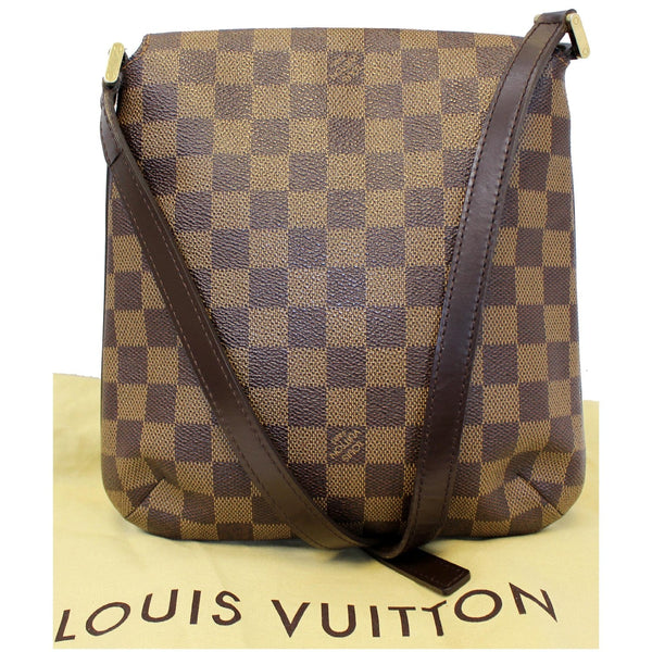 LOUIS VUITTON Musette Salsa Damier Ebene Crossbody Bag Brown-US