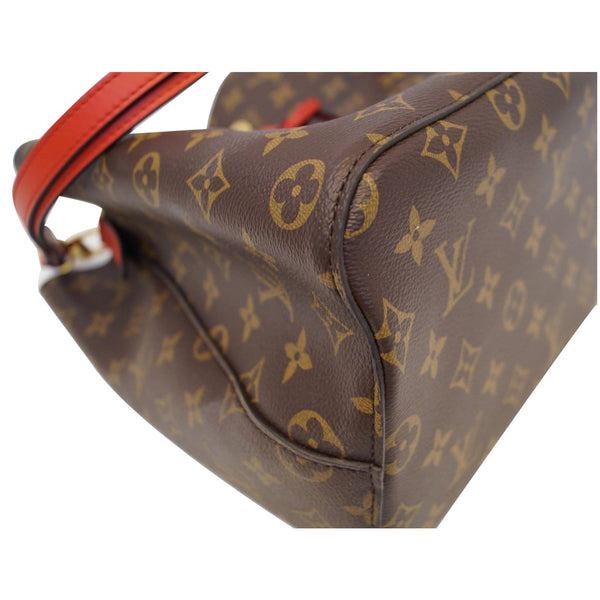 LOUIS VUITTON NeoNoe Monogram Canvas Shoulder Bag Coquelicot