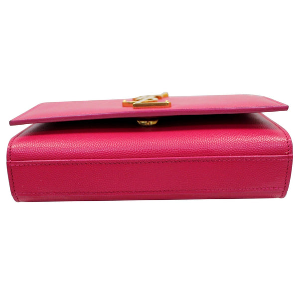 YVES SAINT LAURENT Kate Small Grain De Poudre Crossbody Bag Pink