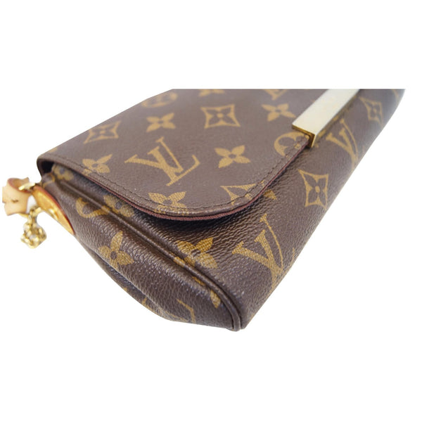 LOUIS VUITTON Favorite PM Monogram Canvas Crossbody Bag Brown