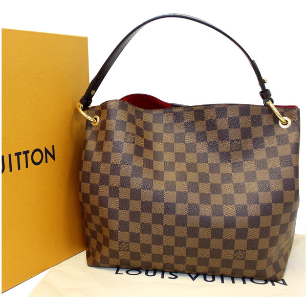 LOUIS VUITTON Graceful PM Dmaier Ebene Shoulder Bag Brown