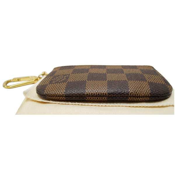 LOUIS VUITTON Key Coin Pouch Damier Ebene Brown-US