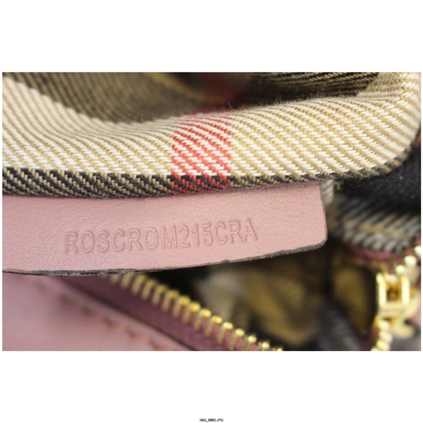 Burberry Crossbody Bag Burberry Small Bag Pink - strap