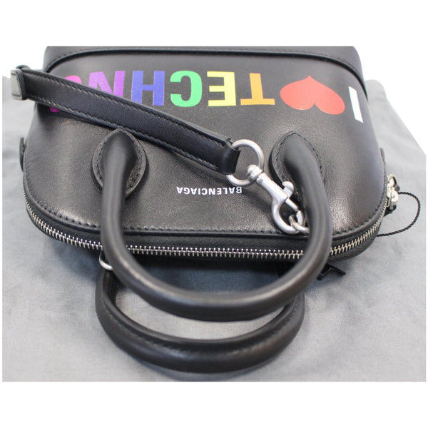 BALENCIAGA I Love Techno Ville Top Handle XXS Crossbody Bag Black - 20% OFF