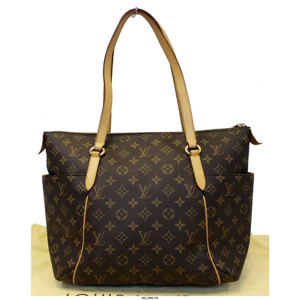 LOUIS VUITTON Totally MM Monogram Canvas Brown Tote Shoulder Bag