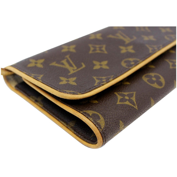 LOUIS VUITTON Pochette Twin GM Monogram Canvas Shoulder Bag Brown-US