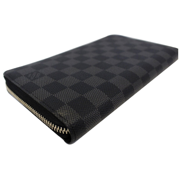 LOUIS VUITTON Zippy Organizer Damier Graphite Wallet Black-US