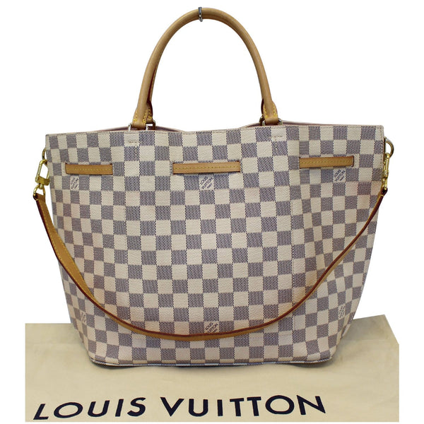 LOUIS VUITTON Girolata Damier Azur Shoulder Bag White