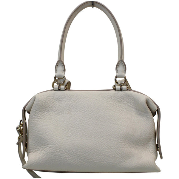 GIVENCHY Sway Small 2Way Leather Shoulder Bag White