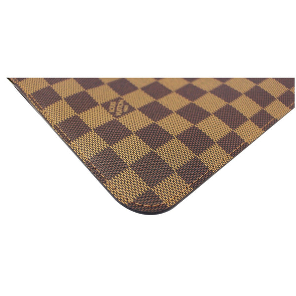 LOUIS VUITTON Pochette Wristlet Pouch Damier Ebene Neverfull MM-US