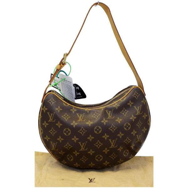 LOUIS VUITTON LV Croissant MM Monogram Canvas Shoulder Bag Brown-US