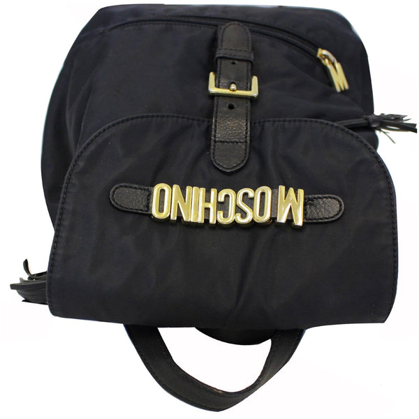MOSCHINO Nylon Backpack Bag Black-US