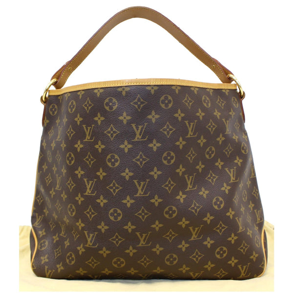 LOUIS VUITTON Delightful MM Monogram Canvas Shoulder Bag Brown