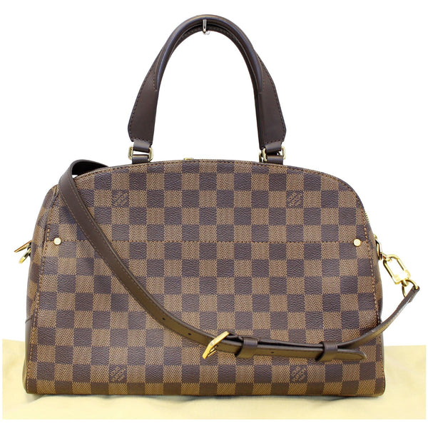Front View lv Kensington Bowling Damier Ebene Handbag