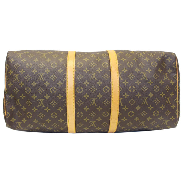 LOUIS VUITTON Keepall 55 Monogram Canvas Travel Bag Brown Vintage-US
