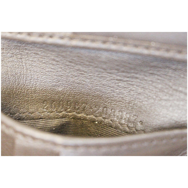 GUCCI Black Leather Micro GG Guccissima Bifold Wallet-US