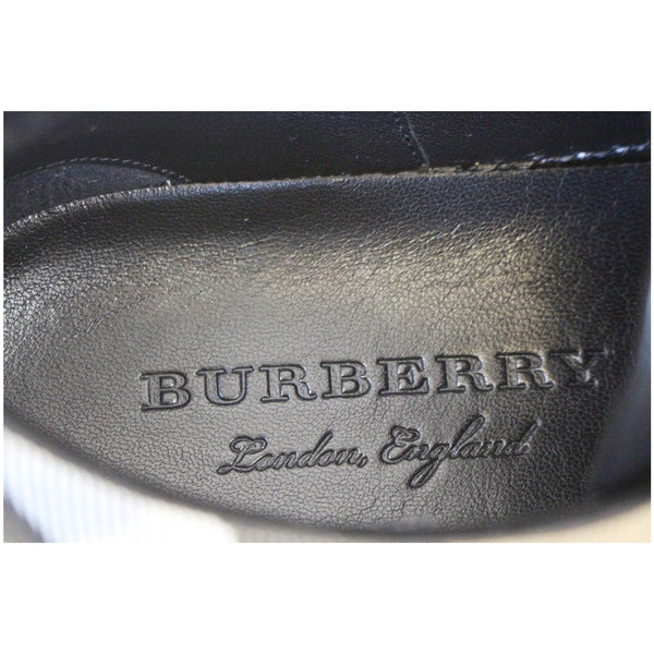 Burberry Salmond House Check Leather Sneakers Size 39