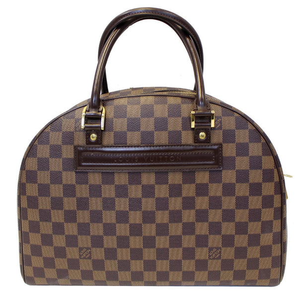 Louis Vuitton Nolita - Lv Damier Ebene Satchel Bag Brown - lv strap