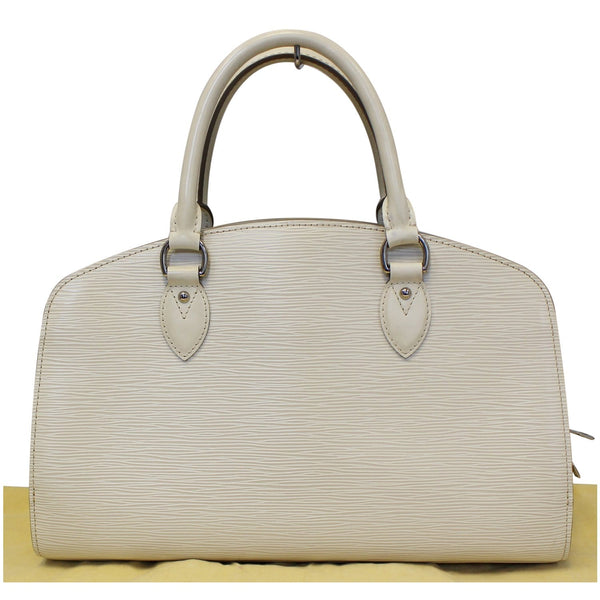 LOUIS VUITTON Pont Neuf PM Epi Leather Satchel Bag Ivory-US