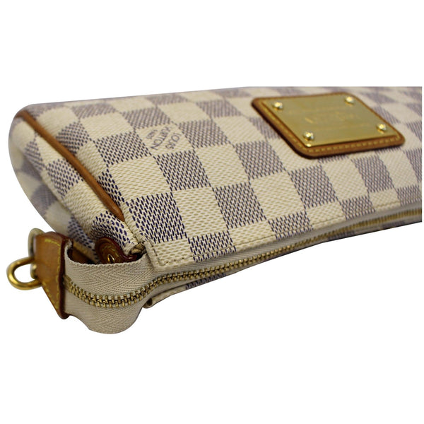 Louis Vuitton Eva Pochette Damier Azur Clutch - side view