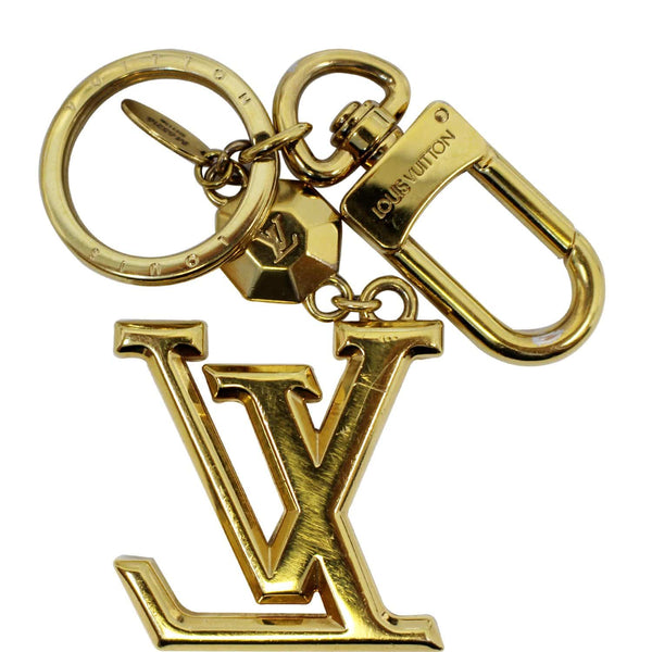 LOUIS VUITTON Facettes Bag Charm Key Holder Gold-US