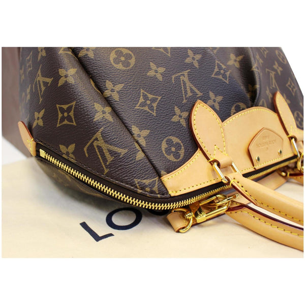 LOUIS VUITTON Segur Monogram Canvas Shoulder Handbag Brown-US