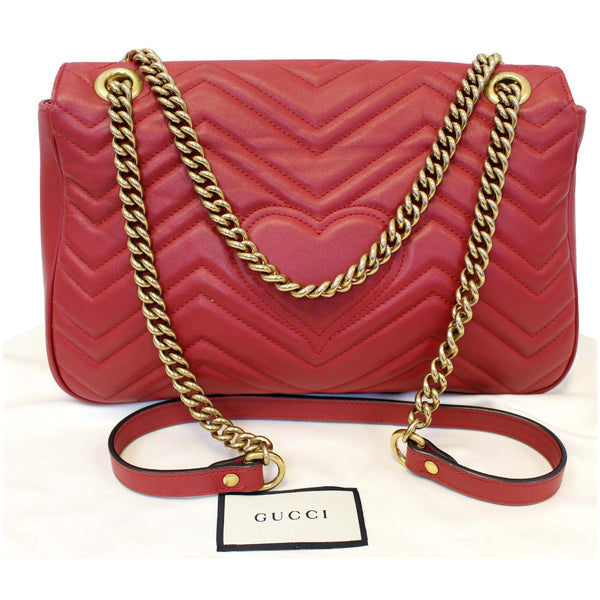 Gucci GG Shoulder Bag Marmont Matelasse Leather - front view