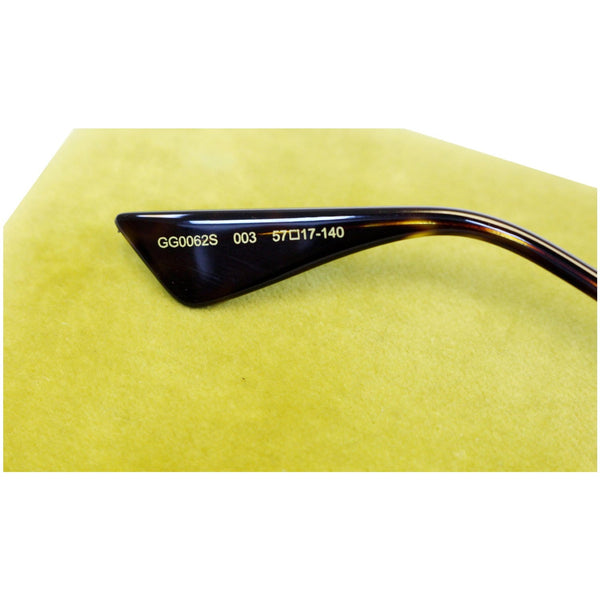 GUCCI Women's Green/Red Sunglasses GG0062S-US