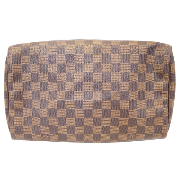 Louis Vuitton Speedy 30 Damier Ebene Satchel Bag Brown