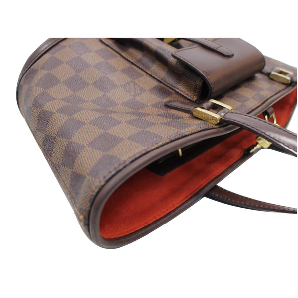 LOUIS VUITTON Manosque PM Damier Ebene Shoulder Bag Brown